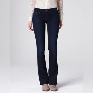 Lucky Brand Charlie Baby Boot Ankle Jeans Dark Wash Size‎ 4/27 Stretch Denim